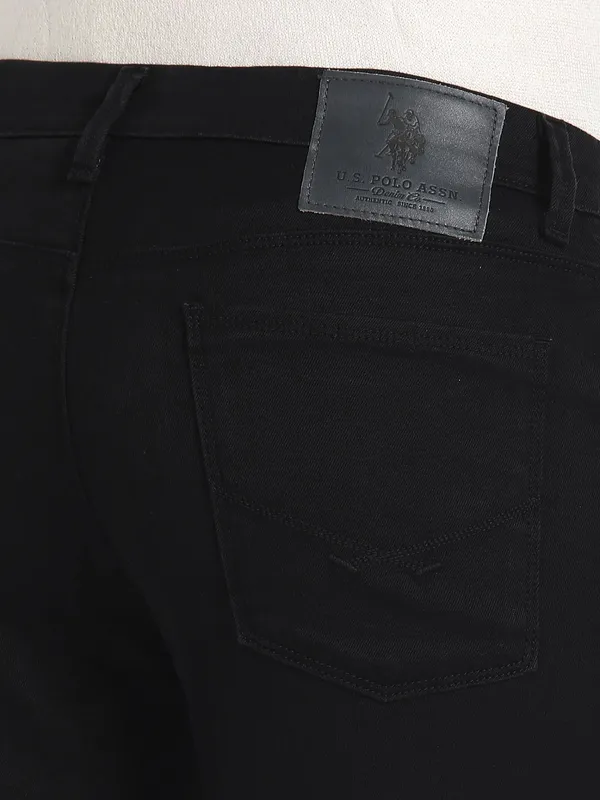 U S POLO ASSN slim taper black jeans