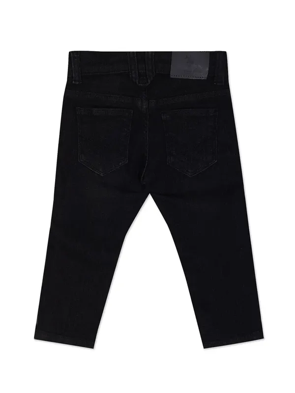 U S POLO ASSN solid black jeans