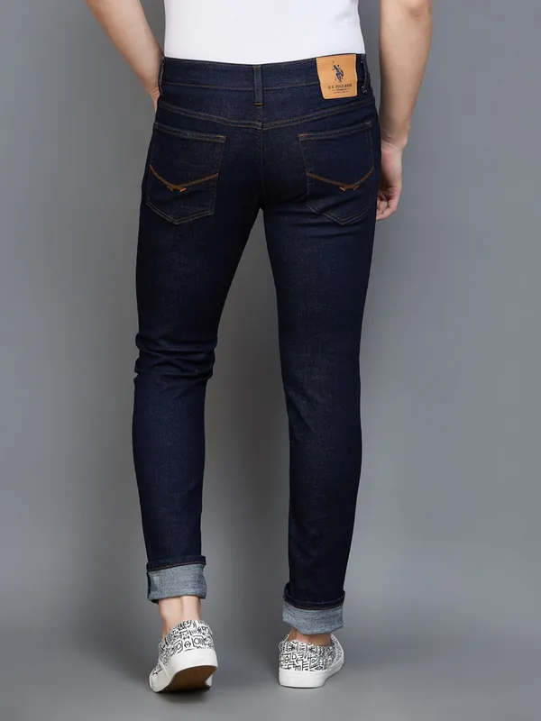 U S POLO ASSN solid navy jeans