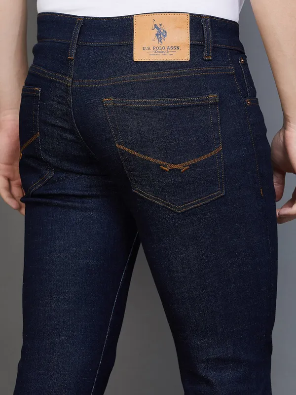 U S POLO ASSN solid navy jeans