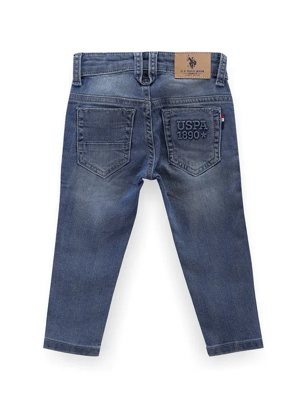 U S POLO ASSN stone blue washed jeans
