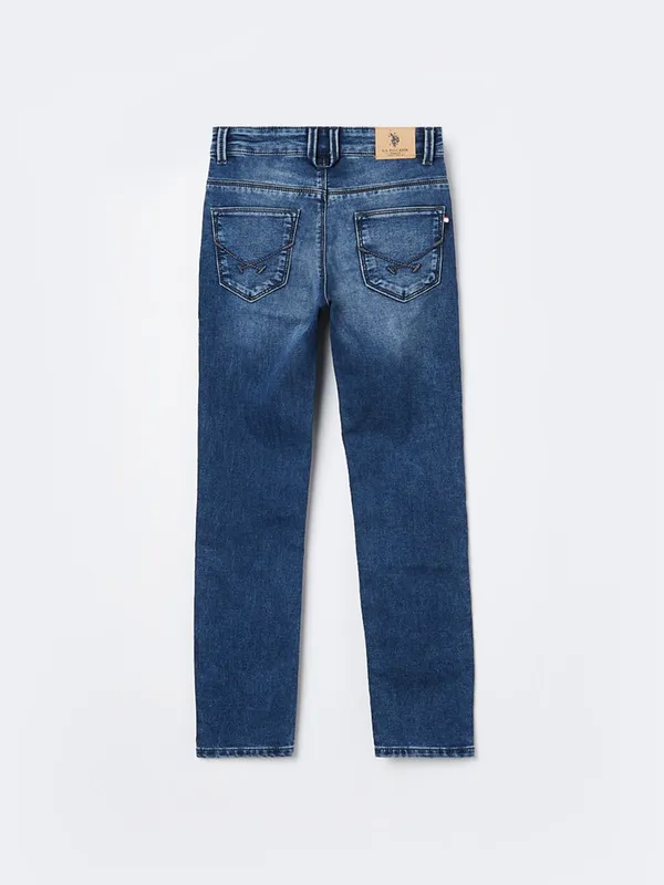 U S POLO blue washed denim jeans