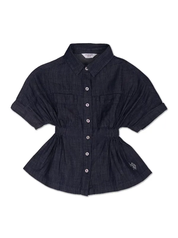 U S Polo dark navy denim frock