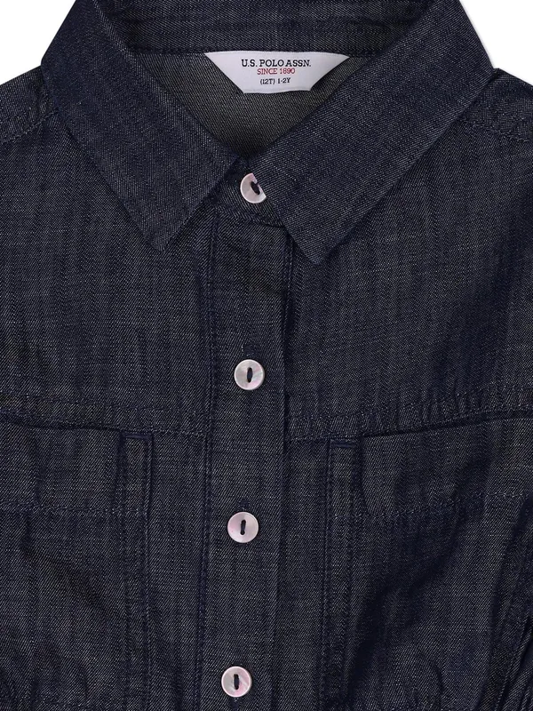 U S Polo dark navy denim frock