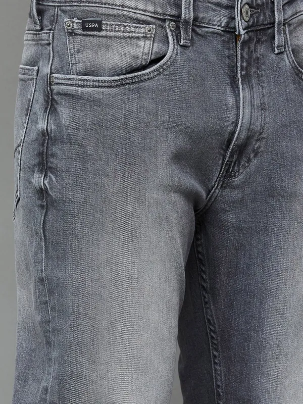 U S POLO washed grey bootcut fit denim jeans