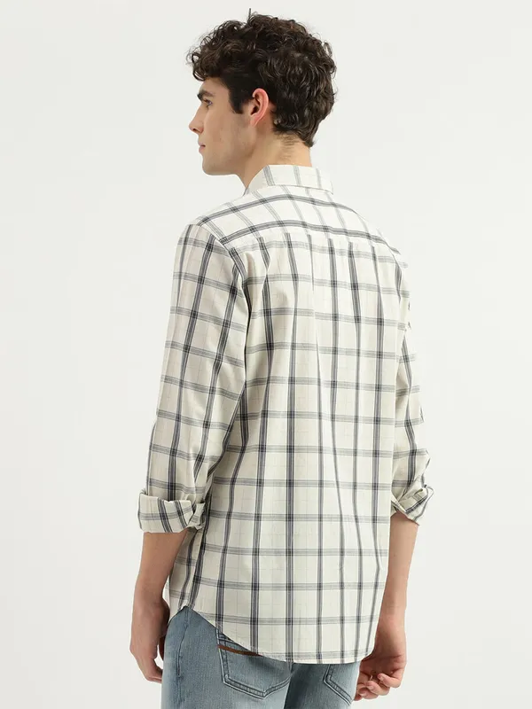 UCB black and off-white checks shirt
