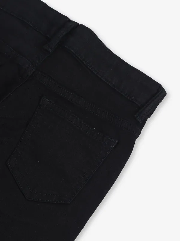 UCB black solid slim fit denim jeans