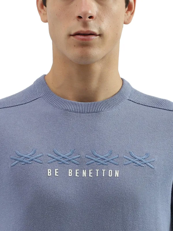 UCB blue knitted sweatshirt