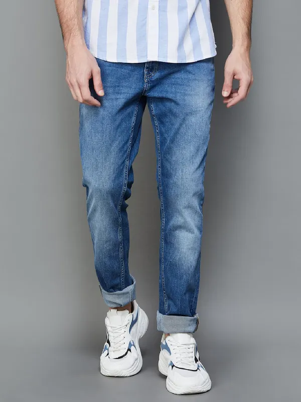 UCB blue washed skinny fit jeans