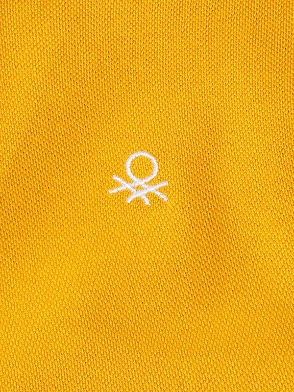 UCB cotton bright yellow t shirt in plain