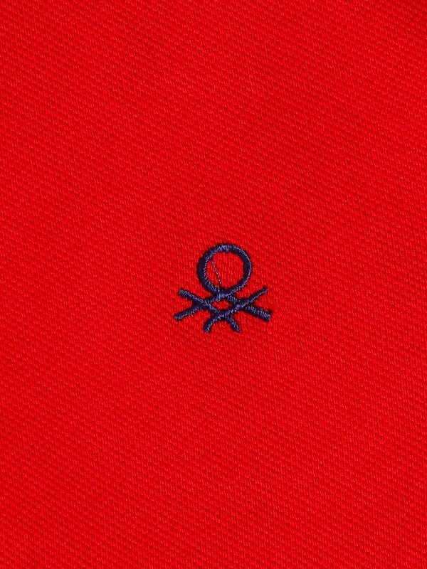 UCB cotton red plain t shirt