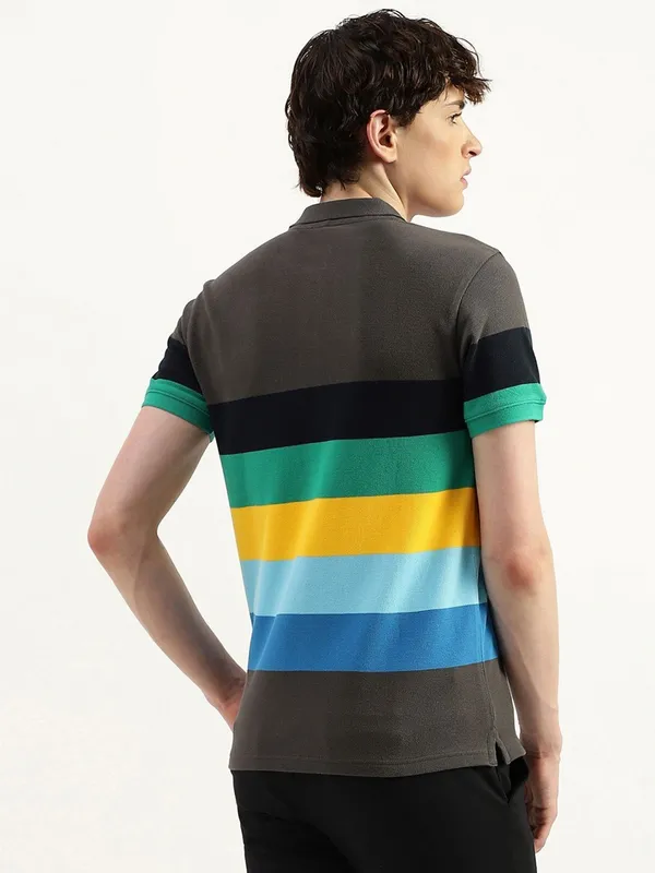 UCB cotton slim fit cotton t-shirt for men