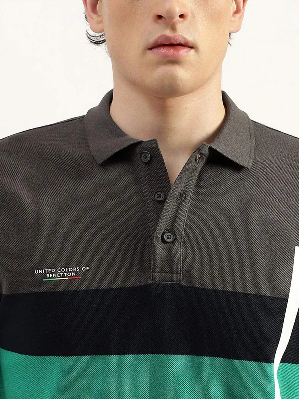 UCB cotton slim fit cotton t-shirt for men