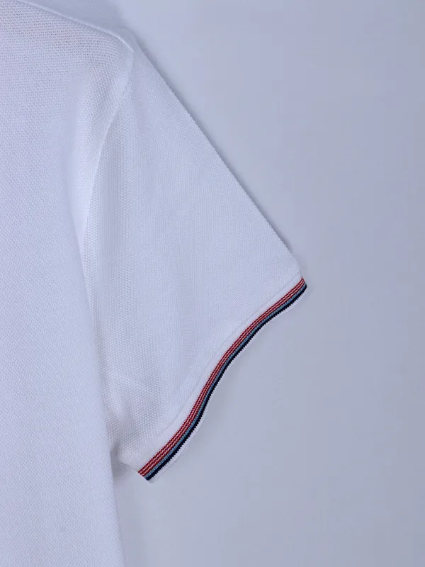 UCB cotton white plain t shirt