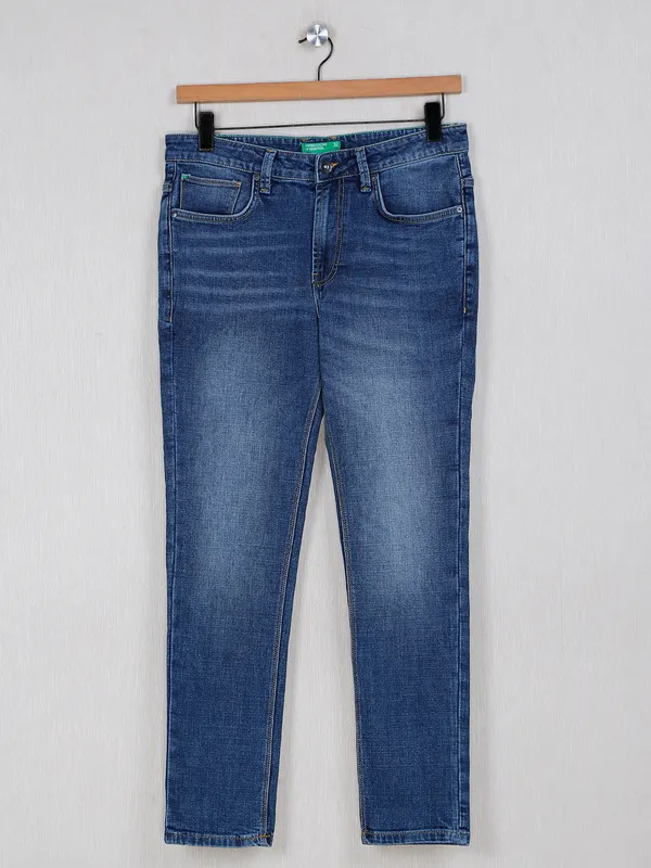 UCB dark blue denim washed jeans