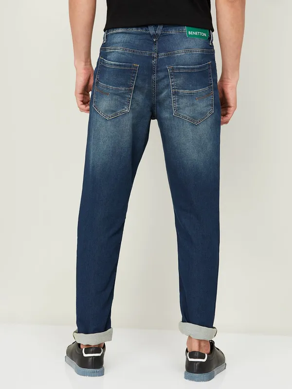 UCB dark blue jeans in washed