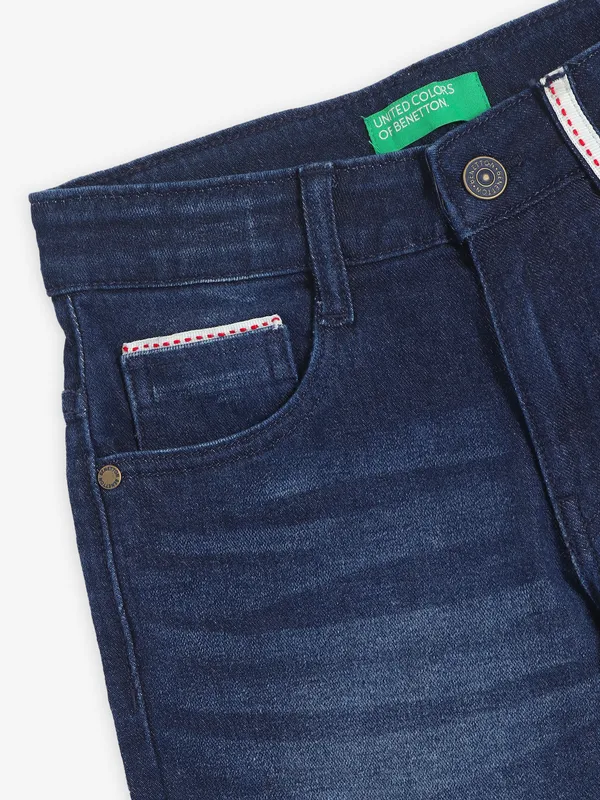 UCB dark blue washed slim fit denim jeans