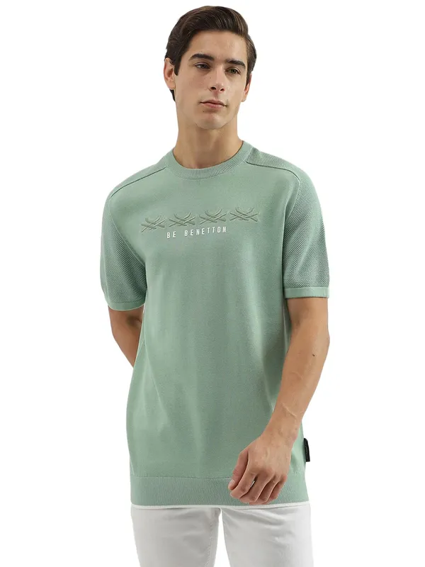 UCB green knitted sweatshirt