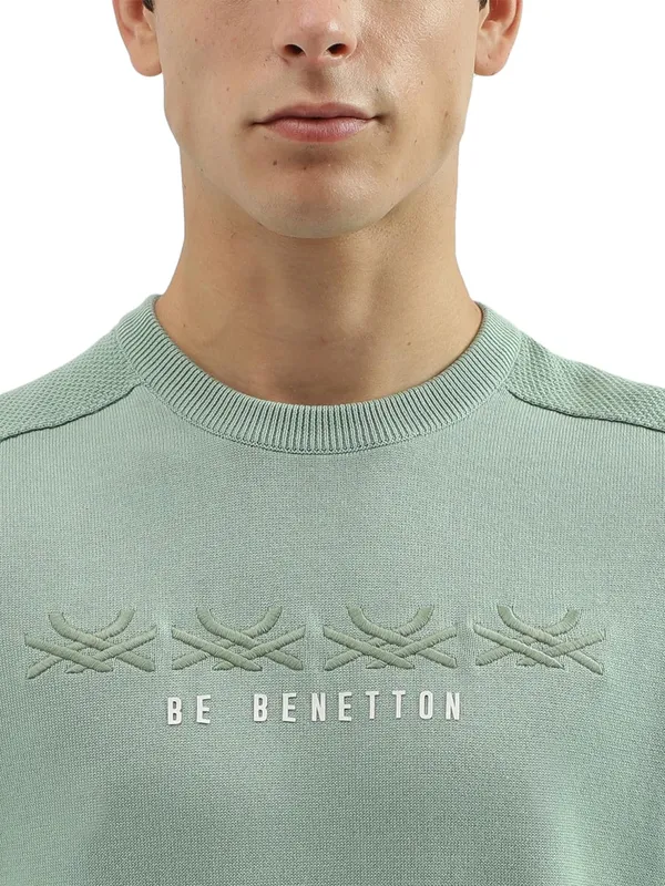 UCB green knitted sweatshirt