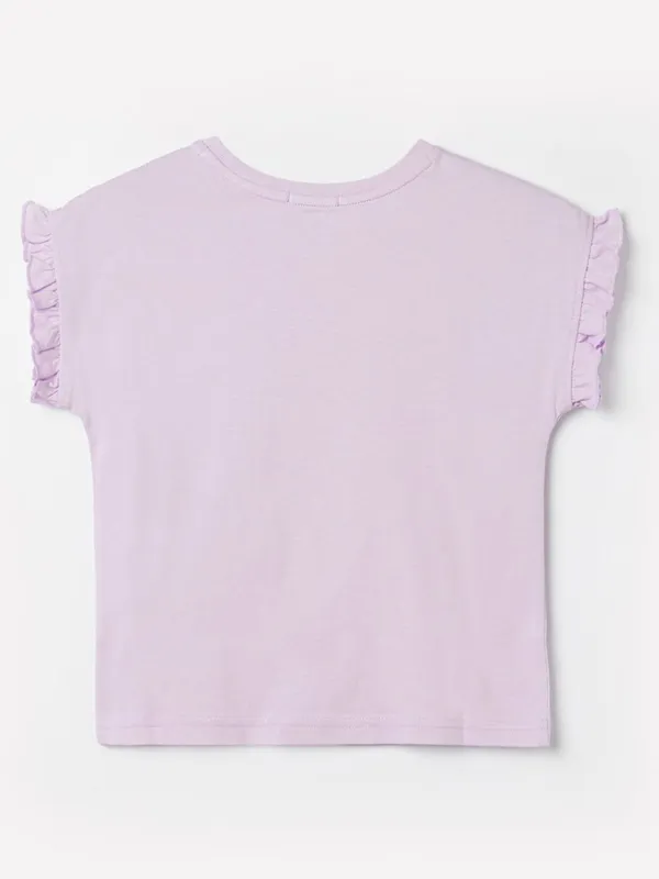 UCB lavender plain cotton t-shirt