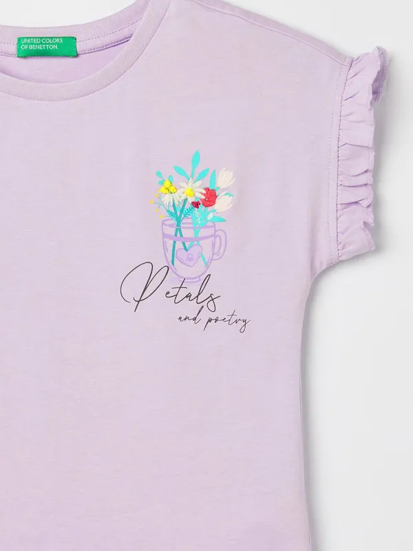 UCB lavender plain cotton t-shirt