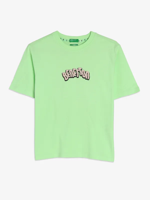 UCB light green cotton t-shirt