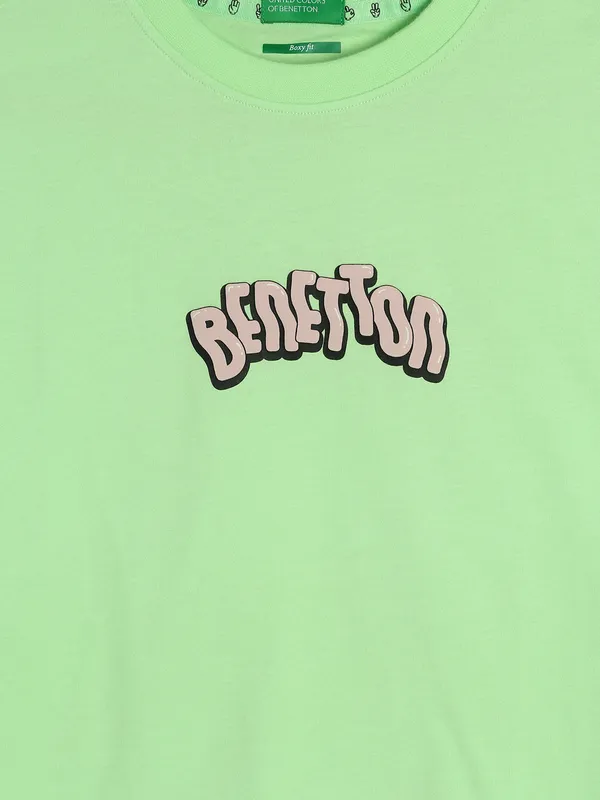 UCB light green cotton t-shirt