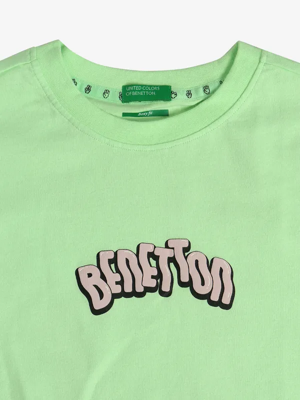UCB light green cotton t-shirt