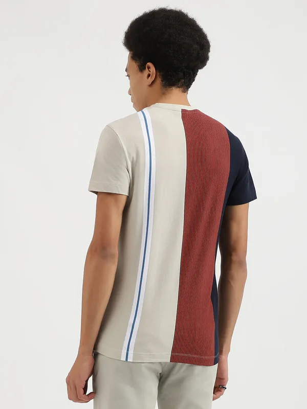 UCB light grey stripe t-shirt