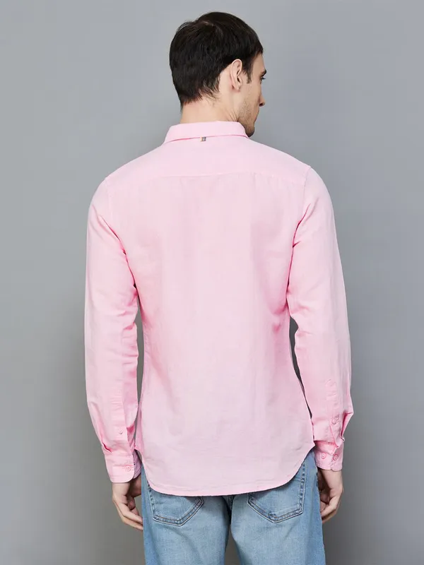 UCB light pink cotton shirt