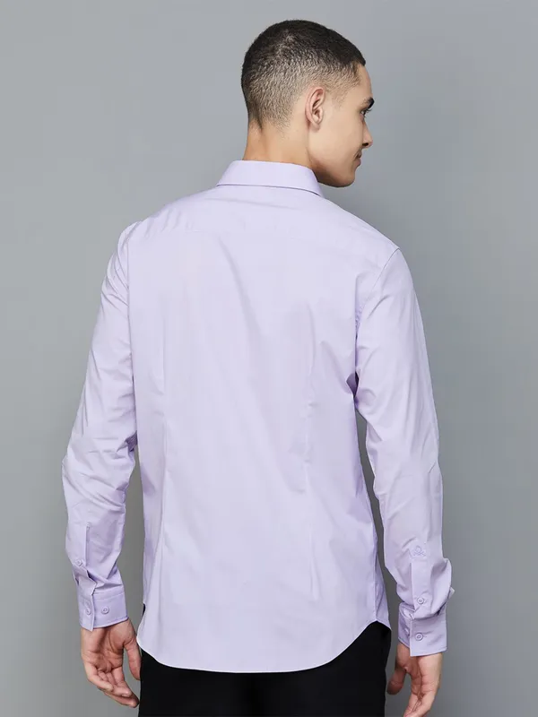 UCB light purple cotton shirt