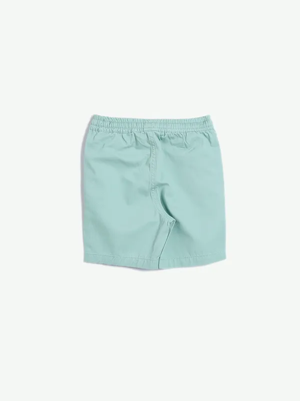 UCB mint green cotton shorts