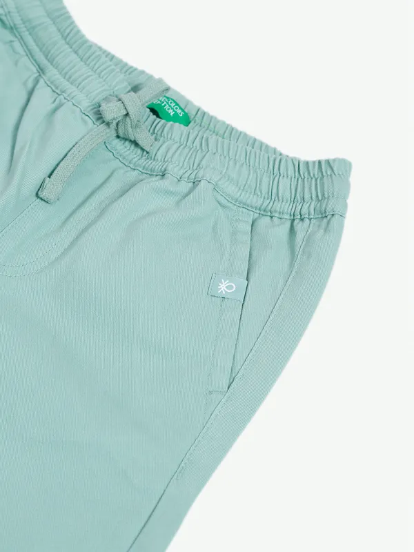 UCB mint green cotton shorts