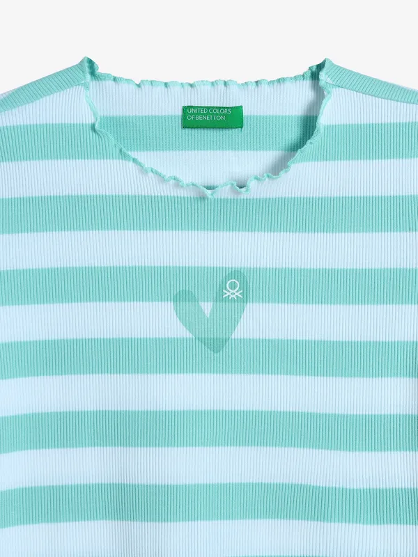 UCB mint green stripe t-shirt