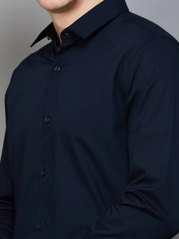 UCB navy cotton shirt