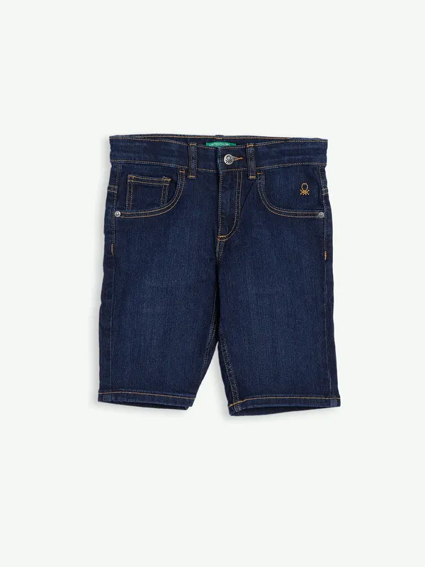 UCB navy denim boys shorts