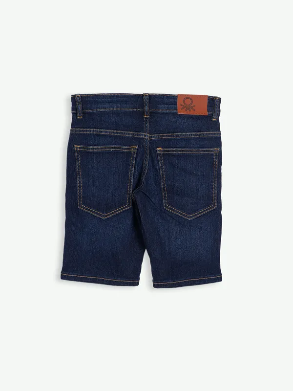 UCB navy denim boys shorts