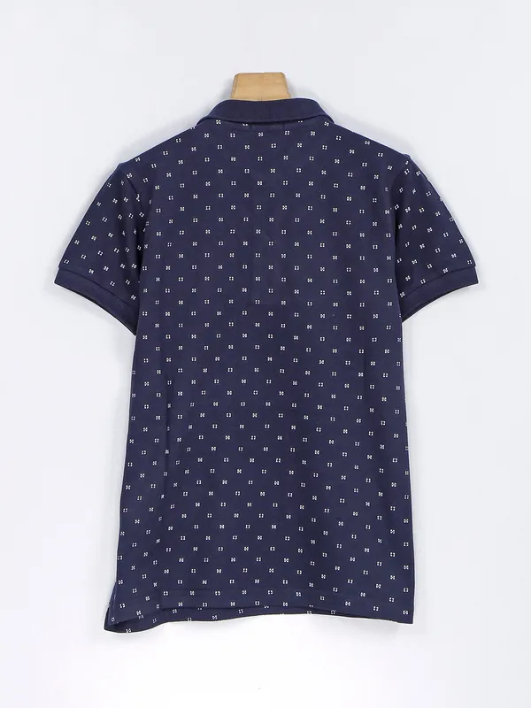 UCB navy t shirt in printed