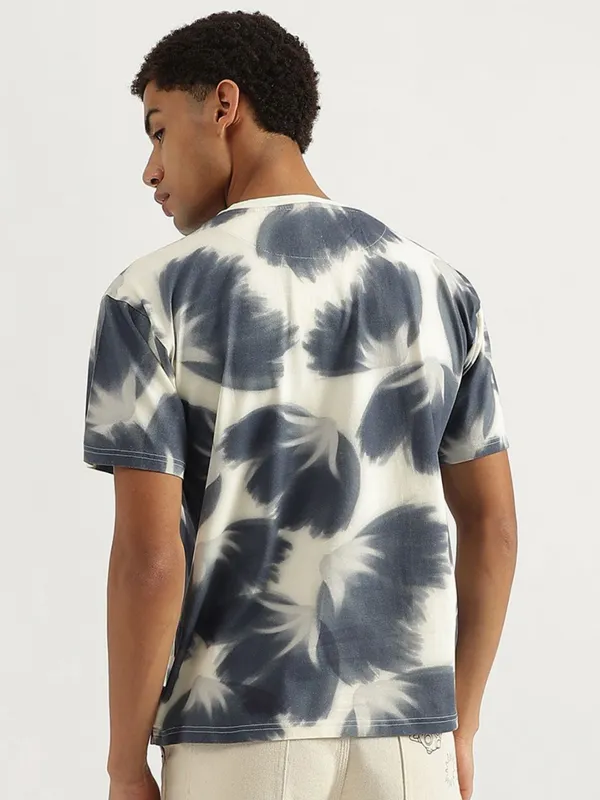 UCB off white printed cotton t-shirt