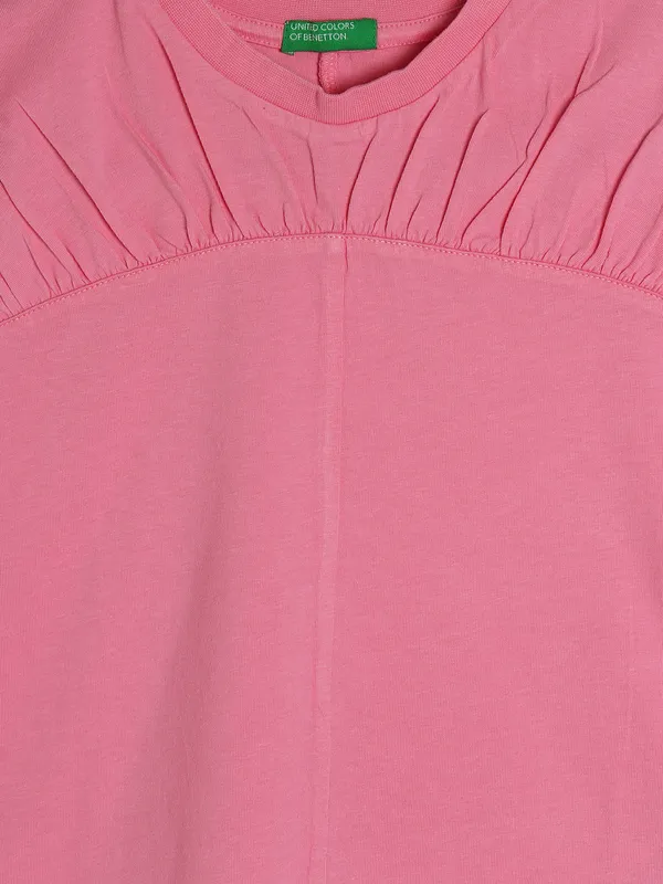 UCB pink plain top