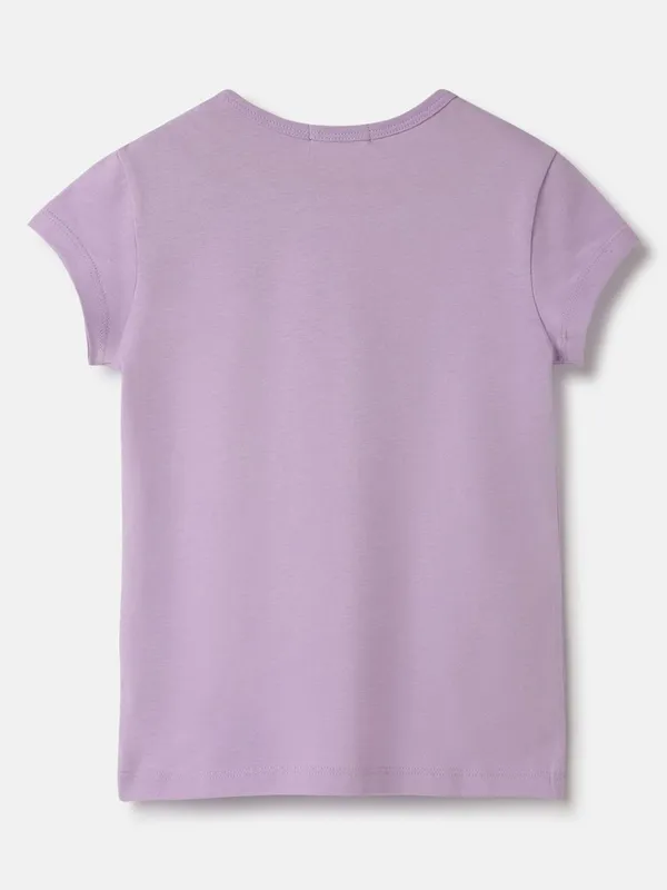 UCB plain lavender cotton t-shirt