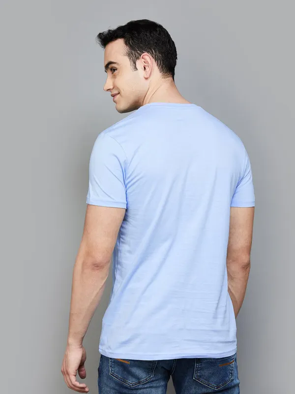 UCB plain light blue t-shirt