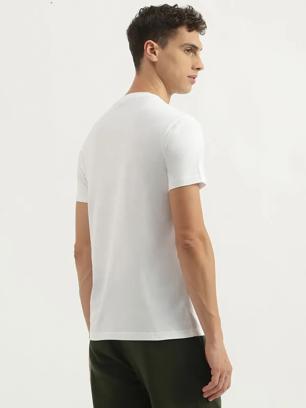 UCB printed cotton slim fit t-shirt for men