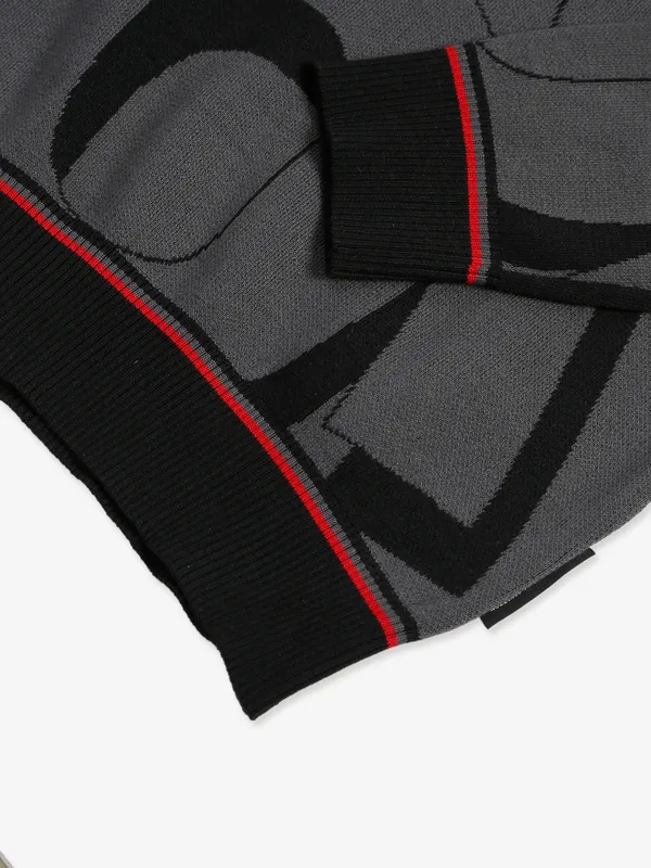 UCB printed grey knitted sweatshirt