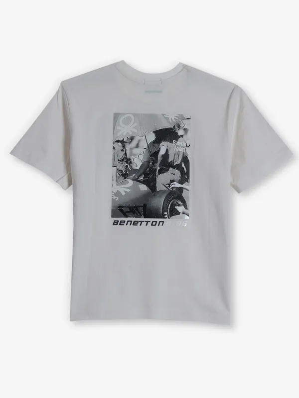 UCB printed off-white cotton t-shirt
