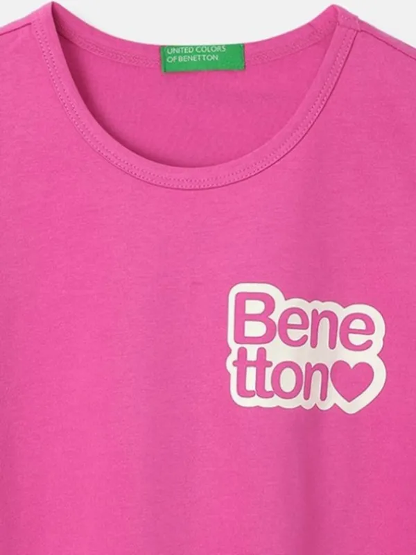 UCB purple plain t-shirt in cotton fabric