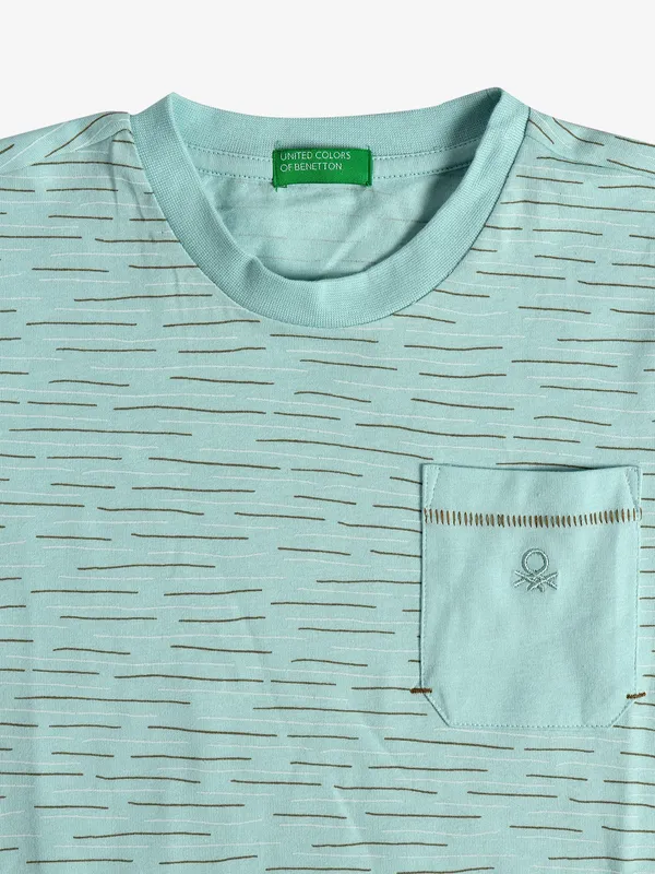 UCB sky blue printed t-shirt