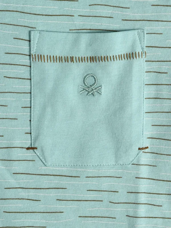 UCB sky blue printed t-shirt