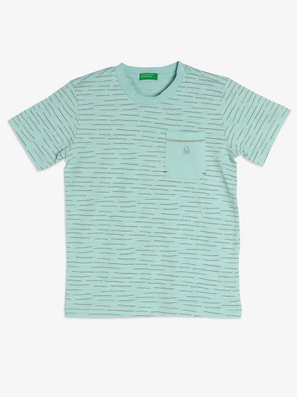 UCB sky blue printed t-shirt