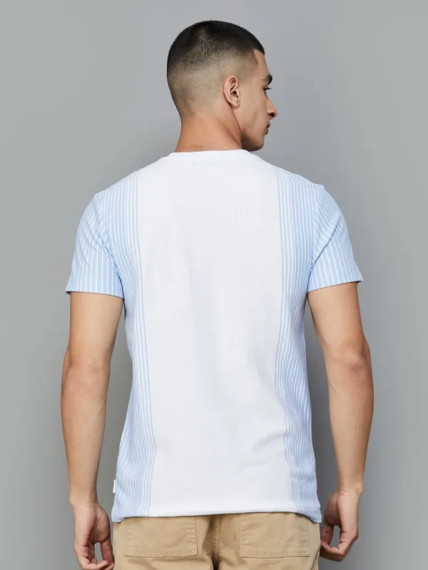 UCB white and blue cotton t-shirt